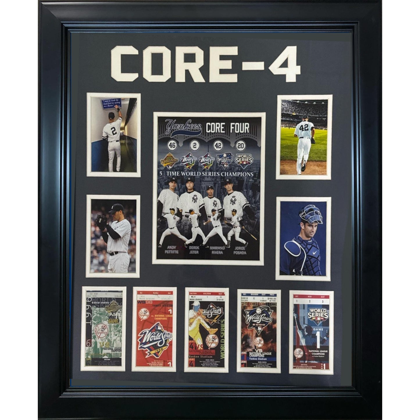 New York Yankees Core-4 w/ World Series tickets