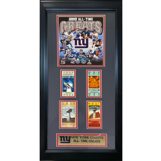 New York Giants All Time Greats w/ Superbowl tickets