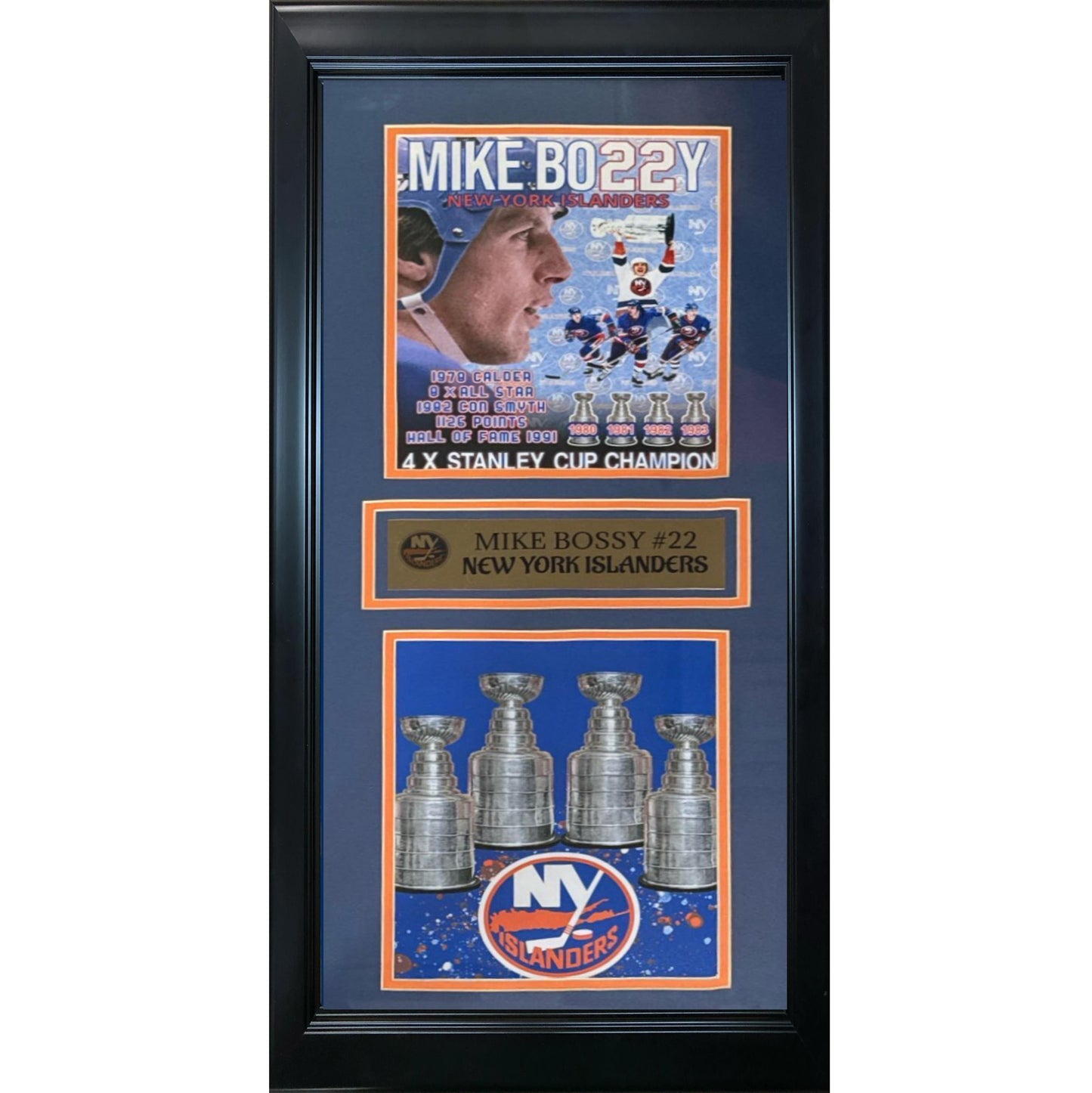 New York Islanders Winger Mike Bossy 12x28